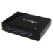 StarTech.com 4 Port Black SuperSpeed USB 3.0 Hub