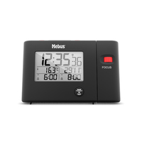 Image of Mebus 25795 - Digital alarm clock - Rectangle - Black - 12/24h - F...