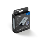 Integral SlimXpress Pro 2TB PORTABLE EXTERNAL SSD USB-C 3.2 GEN.2X2 SILVER R-2000MBs W-2000MBs USB-C to C CABLE USB-C TO A ADAPTER