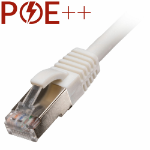 Cablenet 1.5m Cat6a RJ45 White S/FTP LSOH 26AWG Snagless Booted Patch Lead