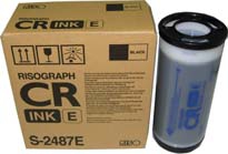 Riso S-2487E Ink black 800ml Pack=2 for Riso CR 1610/1630