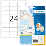 HERMA Address labels Premium A4 63.5x33.9 mm white paper matt 600 pcs.