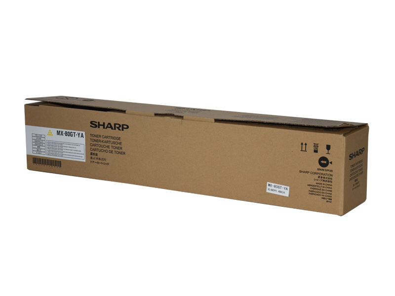 Image of Sharp MX-80GTYA Toner yellow, 50K pages for Sharp MX-7081