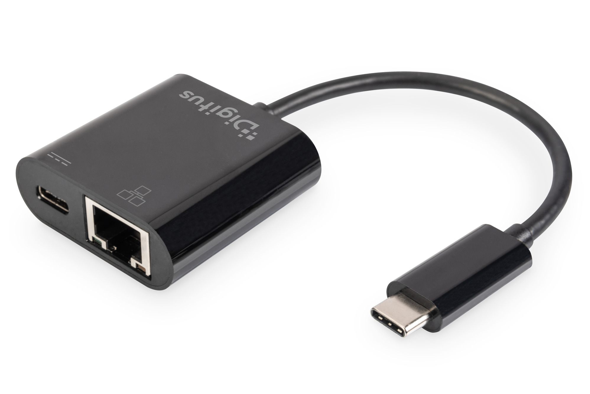 Image of Digitus USB Type-CTM Gigabit Ethernet adapter with Power Delivery supp