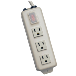 Tripp Lite TLM306NC surge protector Gray 3 AC outlet(s) 120 V 70.9" (1.8 m)