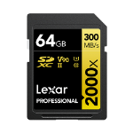 Lexar Professional 2000x 64 GB SDHC UHS-II Class 10