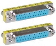 Image of Microconnect MOD25F25F cable gender changer DB25 Blue