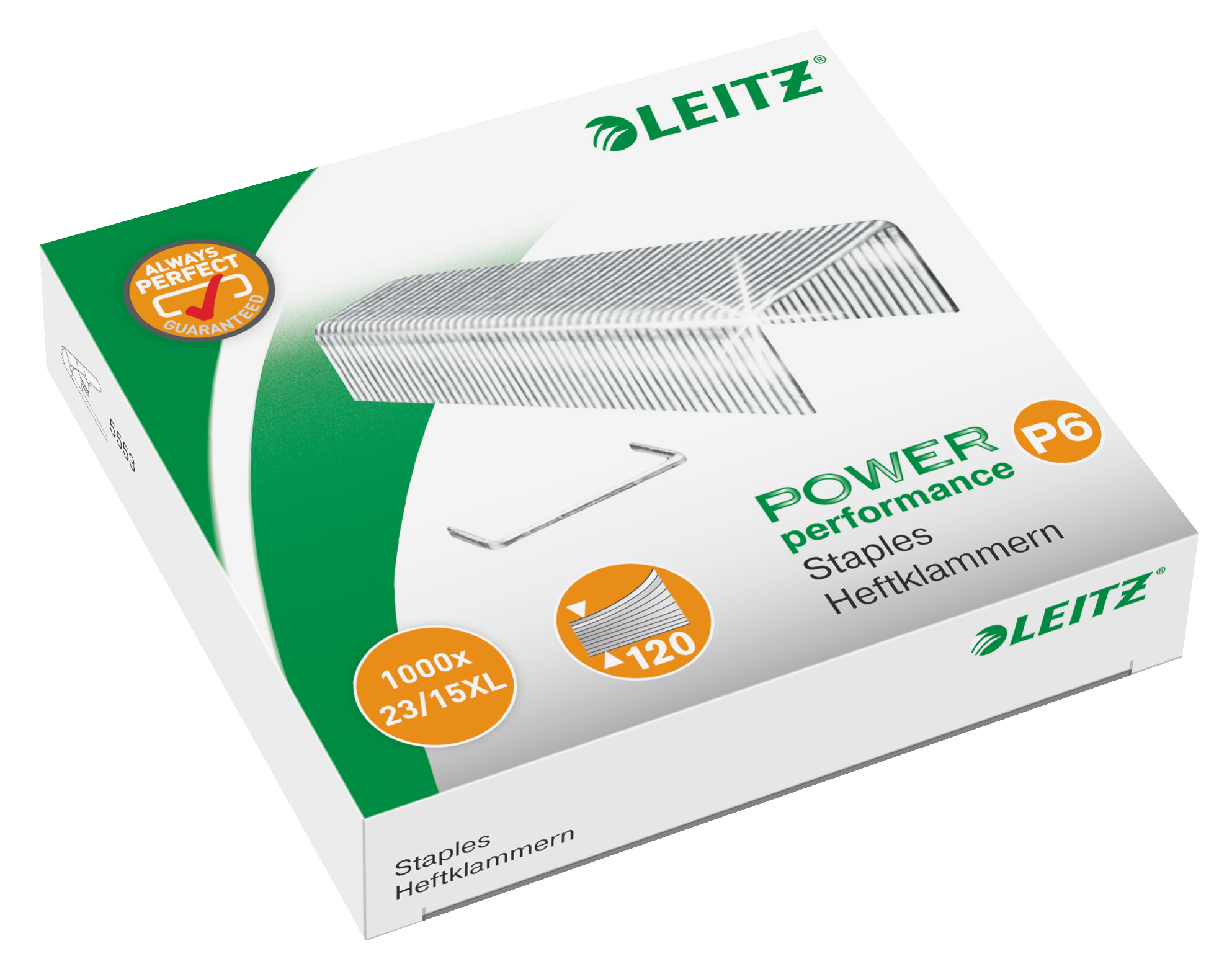 Image of Leitz Power Performance P6 Staples pack 1000 staples