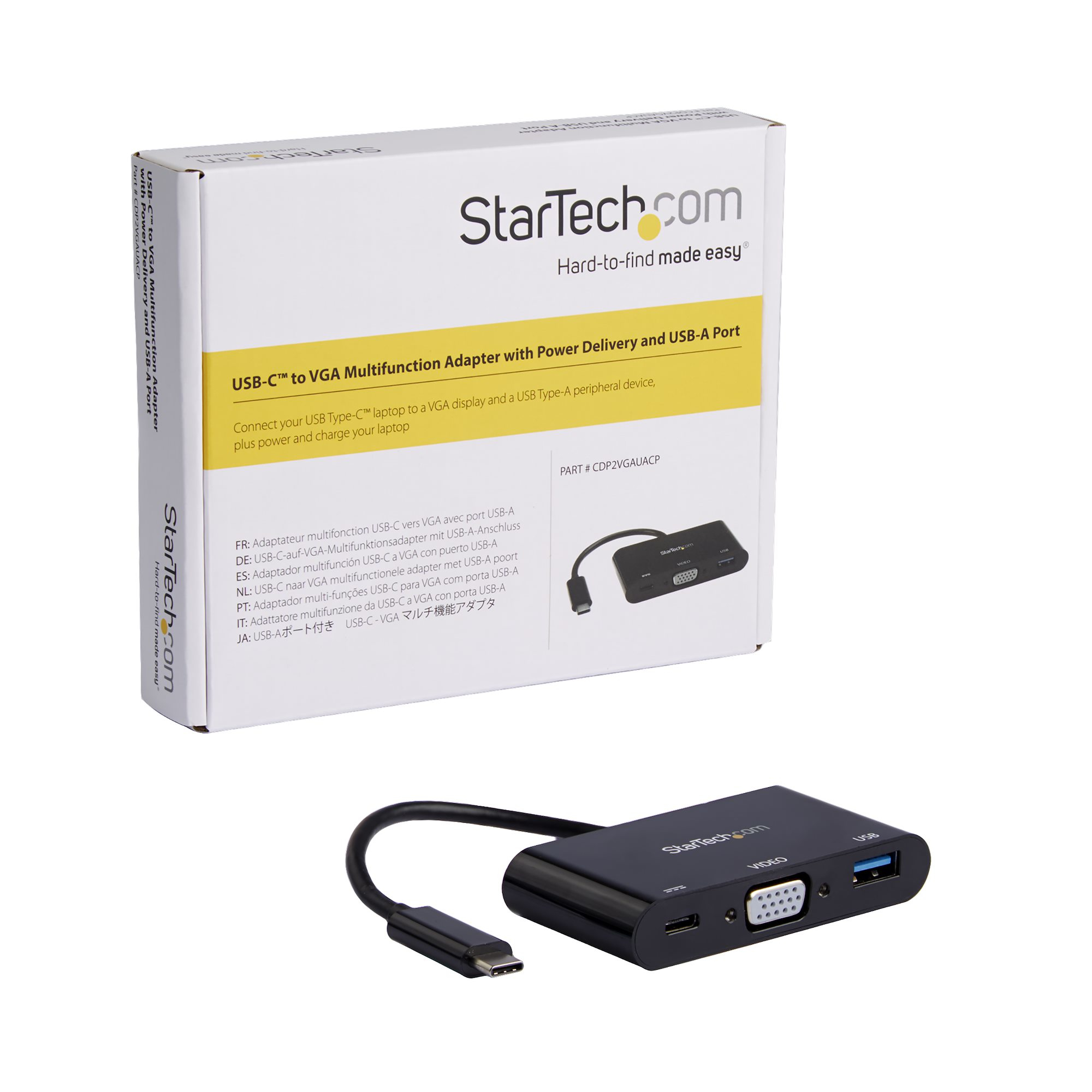 StarTech-com-USB-C-VGA-Multiport-Adapter---USB-3-0-Port---60W-PD