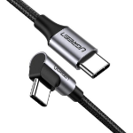 Ugreen 50123 USB cable USB 2.0 1 m USB C Black, Silver