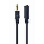 Gembird CCA-421S-5M audio kabel 3.5mm Zwart