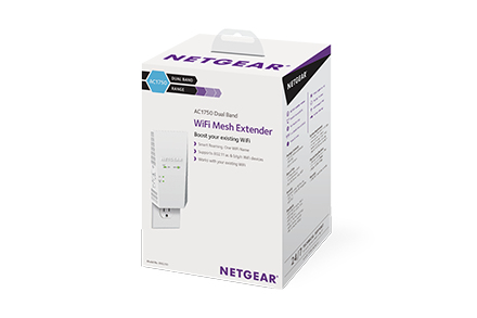 NETGEAR EX6250 Nätverksrepeater Vit 10, 100, 1000 Mbit/s
