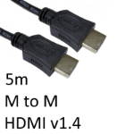 TARGET HDMI 1.4 (M) to HDMI 1.4 (M) 5m Black OEM Display Cable