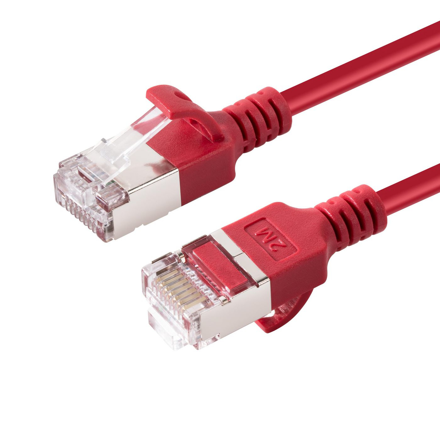 Image of Microconnect V-FTP6A015R-SLIM networking cable Red 1.5 m Cat6...