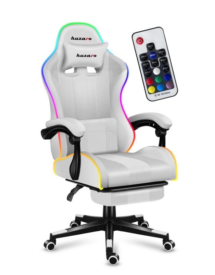 Huzaro FORCE 4.7 PC gaming chair Bucket (cradle) seat White