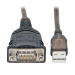 Tripp Lite U209-30N-IND serial cable Black 29.9" (0.76 m) USB A (MALE) DB9 (MALE)