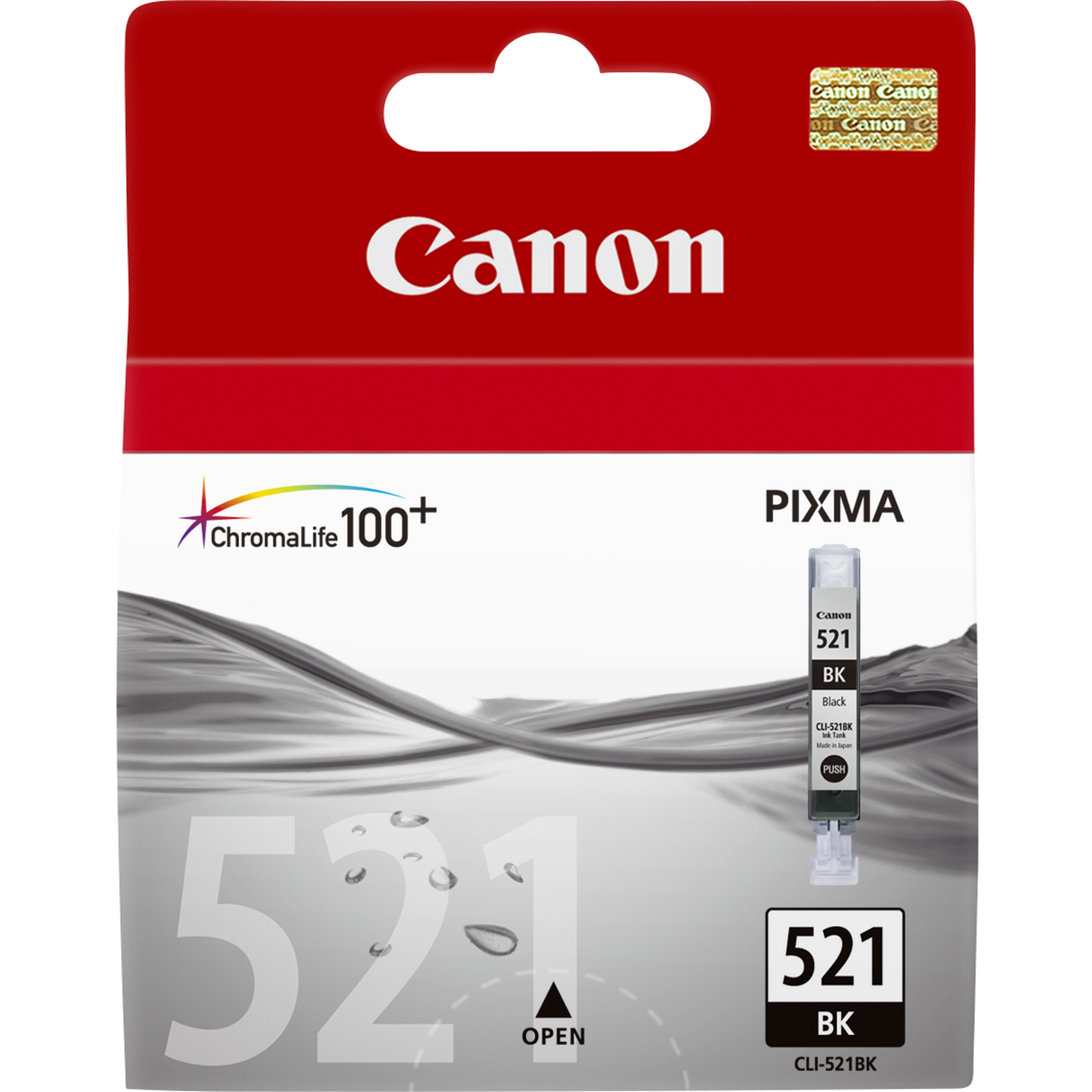 Image of Canon 2933B001/CLI-521BK Ink cartridge foto black, 1.25K pages...