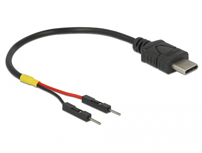 EU Product - Stromkabel USB C auf 2x Pfostenstecker einzeln 10cm thumbnail