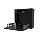 Lanview RWSLMBL1 rack cabinet 2U Wall mounted rack Black