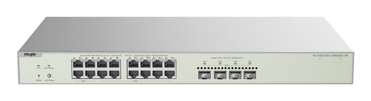 Ruijie Networks RG-NBS3300-16MG4XS-HP gateway/controller