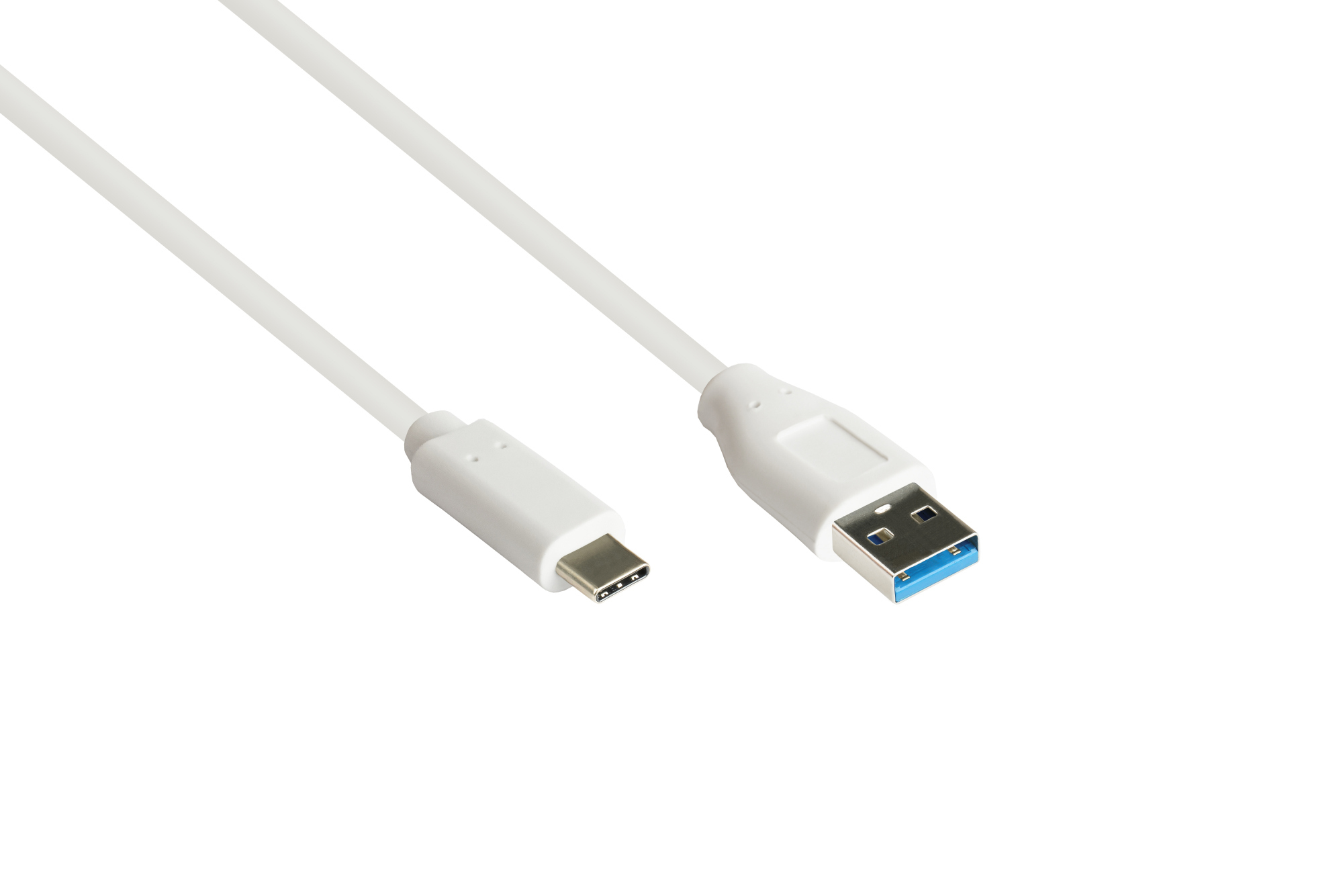 Alcasa 2831-AC005W USB cable USB 3.2 Gen 2 (3.1 Gen 2) 0.5 m USB A USB C White