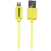 StarTech.com Cavo USB Apple a connettore Lightning da 8 pin per ricarica iPhone 5 / Ipad air / Ipod da 1m - giallo