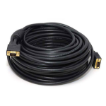 Monoprice VGA/VGA, M/M, 22.86 m VGA cable 900" (22.9 m) VGA (D-Sub) Black