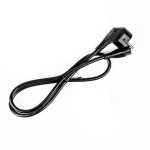 Bachmann 304.1054 electriciteitssnoer Zwart 1 m Netstekker type E+F IEC C5
