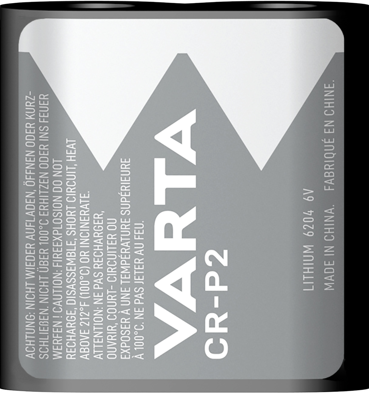 Lithium Cylindr. Cr-p2 Bli1 Batteria Per Fotocamera Cr-p 2 Litio 1450 Mah 6 V 1 Pz. - Varta