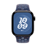 Apple MGAV4ZM/A smart wearable accessory Band Blue Fluoroelastomer