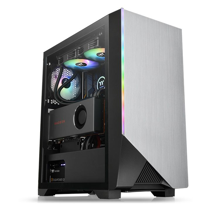 Image of Thermaltake H550 TG ARGB Midi Tower Black, Grey