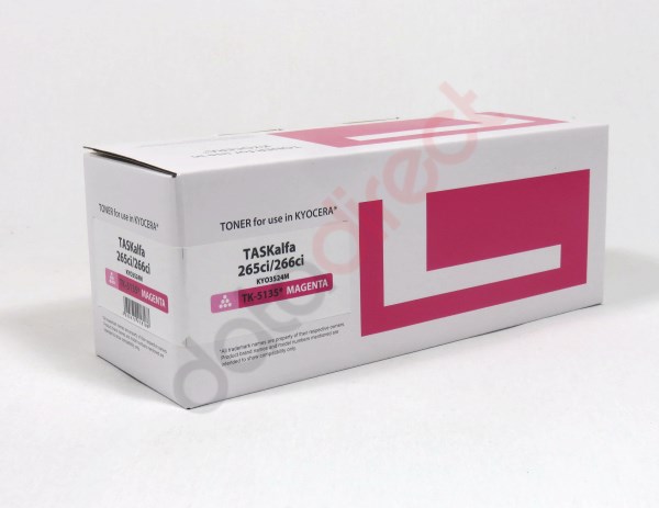 Image of DATA DIRECT Kyocera 265 266 Toner Magenta Compatible TK5135M...