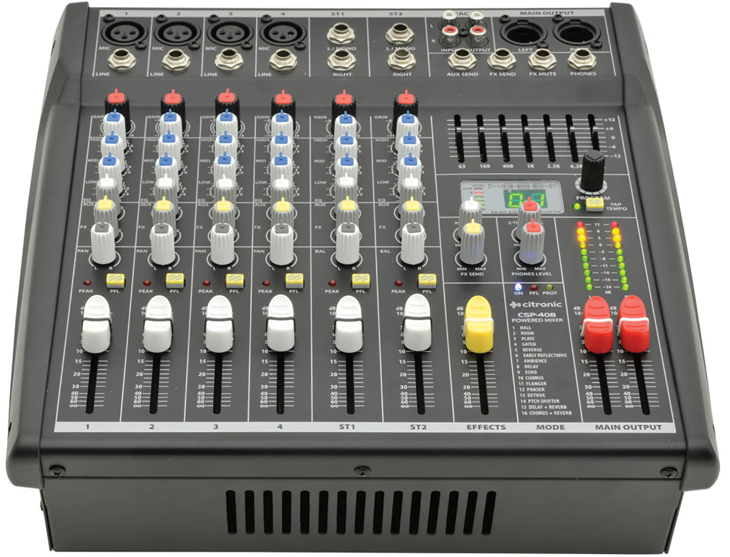 Citronic 170.841UK audio mixer 20 - 30000 Hz Black