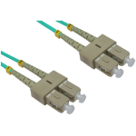 Cables Direct CDL 5MTR SC-SC 50/125 OM3  AQUA