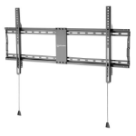 Manhattan TV & Monitor Mount, Wall (Low Profile), Fixed, 1 screen, Screen Sizes: 43-100", Black, VESA 200x200 to 800x400mm, Max 70kg, Foldable for Extra-Small and Shipping-Friendly Packaging, Ultra Slim, LFD, Lifetime Warranty