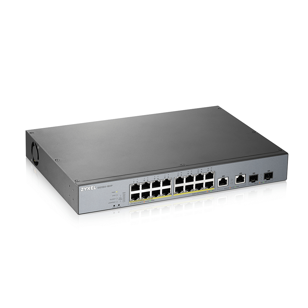 Image of Zyxel GS1350-18HP Managed L2 Gigabit Ethernet (10/100/1000) Power...
