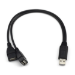 JLC USB (Male) to Dual USB (Female) Splitter