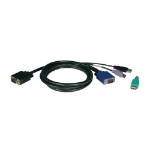 Tripp Lite P780-015 KVM cable Black 179.9" (4.57 m)