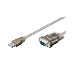 Microconnect USB A/Serial DB9 M-M 1.8m serial cable Grey USB 2.0 A  Chert Nigeria