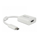 DeLOCK 63937 video kabel adapter 0,1 m USB Type-C HDMI Wit