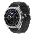 Samsung Galaxy Watch 8 Classic 3.3 cm (1.3") AMOLED 46 mm Digital 438 x 438 pixels Touchscreen Silver Wi-Fi GPS (satellite)