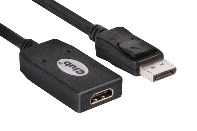 Image of CLUB3D DisplayPort to HDMI Passive Adapter