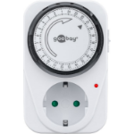 Goobay Analogue Timer, white, 3500 W, 230 V, 16 A, IP20, 120x80x74mm, 145 g