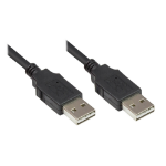 Alcasa 2212-EU050 USB-kabel USB 2.0 5 m USB A Zwart