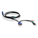 iogear G2L5102U KVM cable Black 72" (1.83 m)