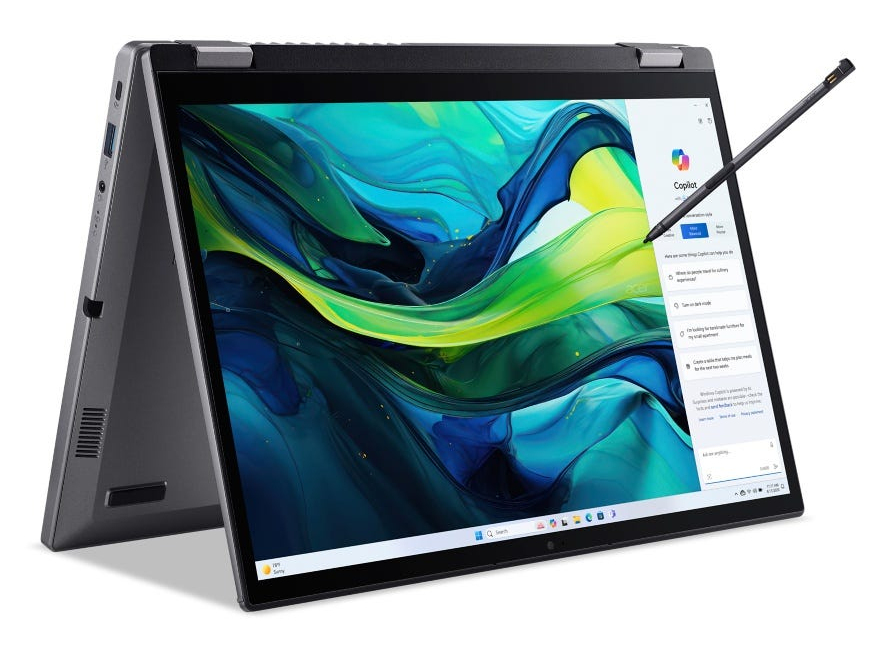 Acer Aspire Spin 14 ASP14-52MTN Intel Core Ultra 7 155U Laptop 35.6 cm