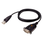 ATEN UC232AF serial cable Black 1.2 m USB Type-A DB-9