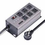 StarTech.com 6N515S8-POWER-STRIP power distribution unit (PDU) 6 AC outlet(s) Gray
