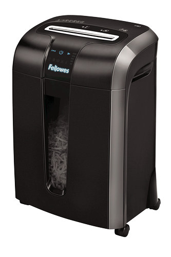 Image of Fellowes 73CI paper shredder Cross shredding 23 cm Black