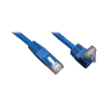 Tripp Lite N204-003-BL-UP Up-Angle Cat6 Gigabit Molded UTP Ethernet Cable (RJ45 Right-Angle Up M to RJ45 M), Blue, 3 ft. (0.91 m)